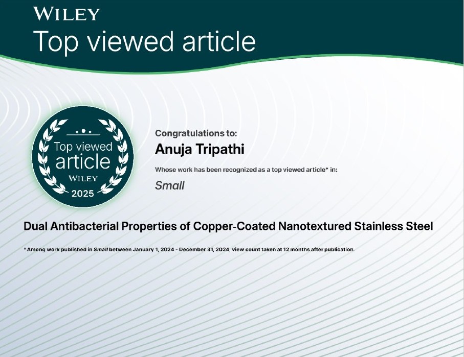 Wiley Top Viewed Article, 2025
