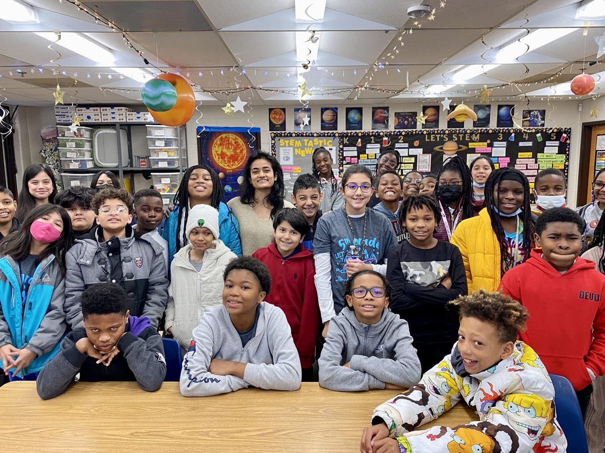 With a fifth-grade STEM class in Atlanta
